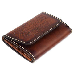 Vintage Women Men Leather Card Wallet Coin Purse Organ Coin Pouch Change Holder for Men and Women - iwalletsmen