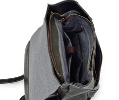 Fashion Black Mens Backpacks Laptop Backpack Travel Backpack Bags for Men - iwalletsmen