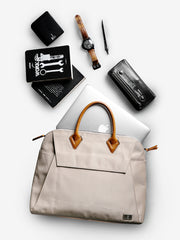 Fashion Canvas Men's 15.6‘’ Handbag Briefcase 13.3‘’ Business Laptop Briefcase For Men - iwalletsmen
