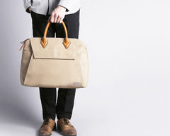 Fashion Canvas Men's 15.6‘’ Handbag Briefcase 13.3‘’ Business Laptop Briefcase For Men - iwalletsmen