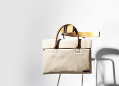 Fashion PVC Canvas Casual Black Men's Handbag Briefcase Business Laptop Handbag For Men - iwalletsmen