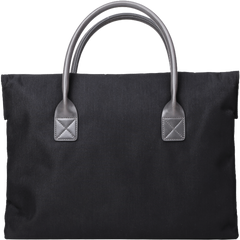 Fashion PVC Canvas Casual Black Men's Handbag Briefcase Business Laptop Handbag For Men - iwalletsmen