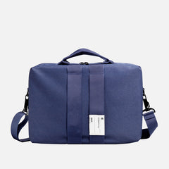 Fashion Polyester Fibre Men's Black Messenger Bag 14'' Blue Briefcase Business Computer Handbag For Men - iwalletsmen