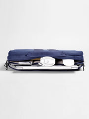 Fashion Polyester Fibre Men's Black Messenger Bag 14'' Blue Briefcase Business Computer Handbag For Men - iwalletsmen