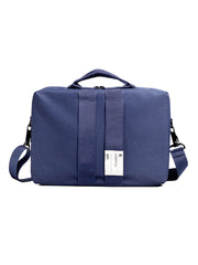 Fashion Polyester Fibre Men's Black Messenger Bag 14'' Blue Briefcase Business Computer Handbag For Men - iwalletsmen