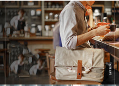 Fashion OXFORD CLOTH PVC Canvas Men's Messenger Bag Handbag Shoulder Bag For Men - iwalletsmen