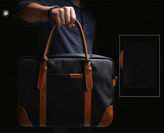 Fashion Nylon Clothing Black Men's Large Handbag Briefcase Business Laptop Business For Men - iwalletsmen