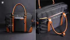 Fashion Nylon Clothing Black Men's Large Handbag Briefcase Business Laptop Business For Men - iwalletsmen