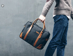 Fashion Nylon Clothing Black Men's Large Handbag Briefcase Business Laptop Business For Men - iwalletsmen