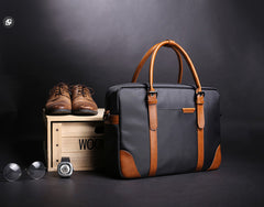 Fashion Nylon Clothing Black Men's Large Handbag Briefcase Business Laptop Business For Men - iwalletsmen