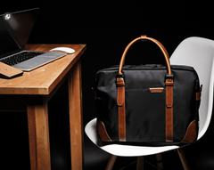 Fashion Nylon Clothing Black Men's Large Handbag Briefcase Business Laptop Business For Men - iwalletsmen