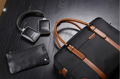 Fashion Nylon Clothing Black Men's Large Handbag Briefcase Business Laptop Business For Men - iwalletsmen