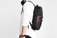 Fashion OXFORD CLOTH PVC Blue Men's Fashion Backpack Travel Backpack Computer Backpack For Men - iwalletsmen