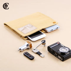 Fashion Canvas Men's Biold Digital Storage Bag Travel Clutch For Men - iwalletsmen