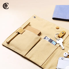 Fashion Canvas Men's Biold Digital Storage Bag Travel Clutch For Men - iwalletsmen