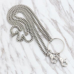 Fashion Men's Women's Silver Long Jean Pants Chain Biker Wallet Chain For Men - iwalletsmen
