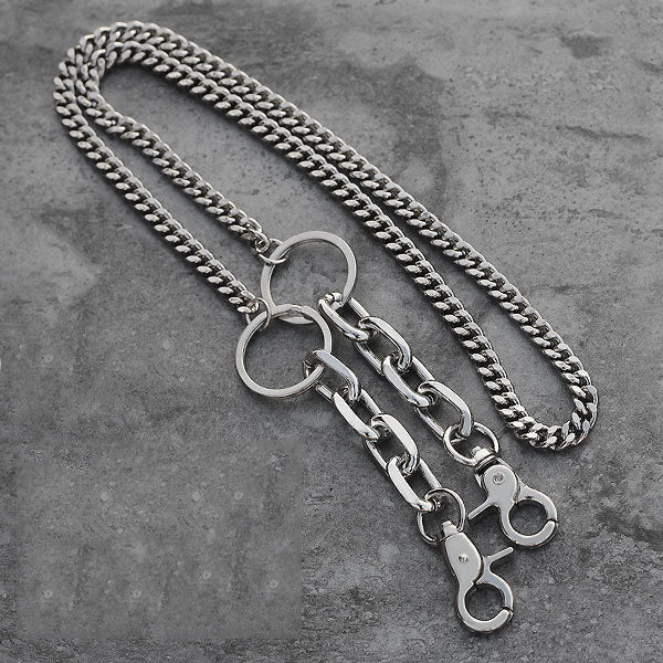 Cool Men's Women's Stainless Steel 18'' Silver Wallet Chain Pants Chai –  iwalletsmen