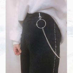 Fashion Men's Women's Self Defense Long Hip Hop Pants Chain Biker Wallet Chain For Men - iwalletsmen