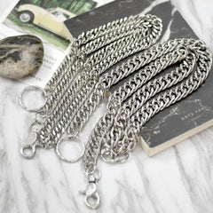 Fashion Men's Women's Silver Long Jean Pants Chain Biker Wallet Chains For Men - iwalletsmen