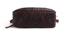 Fashion Vintage Leather Men's Travel Bag Weekender Bag Shoulder Bag For Men - iwalletsmen