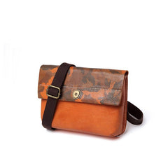 Fashionable Black Leather Mens Small Side Bag Messenger Bags Casual Shoulder Bags for Men - iwalletsmen