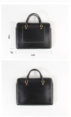 Fashionable Handmade Leather Mens Cool Small Business Bag Messenger Bag Briefcase Work Bags Laptop Bag for men - iwalletsmen