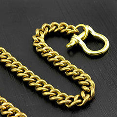Cool Snake Gold Long Pants Chain Gold Wallet Chain Long Biker Wallet Chain For Men 