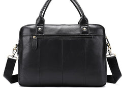 GENUINE LEATHER MENS Laptop BAG BRIEFCASE WORK BAG BUSINESS BAGS FOR MEN - iwalletsmen