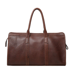 Genuine Leather Mens Large Travel Bag Cool Duffle Bag Shoulder Bag Weekender Bag for Men