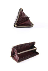 Cool Leather Mens Coffee Long Wallet Zipper Clutch Bag Phone Wallet Long Wallet For Men - iwalletsmen