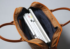 Genuine Leather Mens Briefcase Work Bag Laptop Bag Business Bag for Men