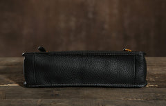 Genuine Leather Mens Clutch Cool Wallet Zipper Clutch Wristlet Bag Wallet for Men