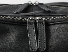 Genuine Leather Mens Cool Backpack Sling Bag Large Travel Bag Hiking Bag for Men