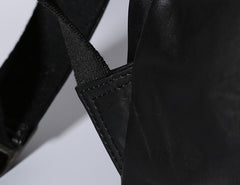 Genuine Leather Mens Cool Backpack Sling Bag Large Travel Bag Hiking Bag for Men