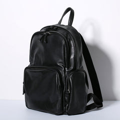 Genuine Leather Mens Cool Backpack Sling Bag Large Travel Bag Hiking Bag for Men
