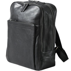 Genuine Leather Mens Cool Backpack Sling Bag Large Travel Bag Hiking Bag for Men