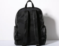 Genuine Leather Mens Cool Backpack Sling Bag Large Travel Bag Hiking Bag for Men