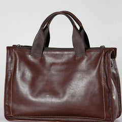 Genuine Leather Mens Cool Handbag Briefcase Shoulder Bag Work Bag Laptop Bag for Men
