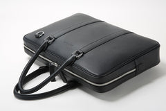 Genuine Leather Mens Cool Messenger Bag Briefcase Work Bag Business Bag Laptop Bag for men