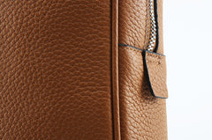 Genuine Leather Mens Cool Messenger Bag Briefcase Work Bag Business Bag Laptop Bag for men