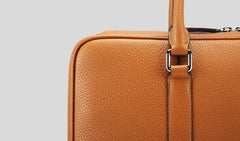 Genuine Leather Mens Cool Messenger Bag Briefcase Work Bag Business Bag Laptop Bag for men