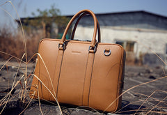Genuine Leather Mens Cool Messenger Bag Briefcase Work Bag Business Bag Laptop Bag for men