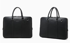 Genuine Leather Mens Cool Messenger Bag Briefcase Work Bag Business Bag Laptop Bag for men