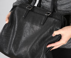 Genuine Leather Mens Cool Messenger Bag Briefcase Work Bag Business Bag Laptop Bag for men