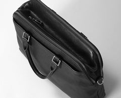 Genuine Leather Mens Cool Messenger Bag Briefcase Work Bag Business Bag Laptop Bag for men