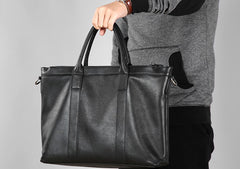 Genuine Leather Mens Cool Messenger Bag Briefcase Work Bag Business Bag Laptop Bag for men