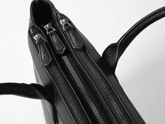 Genuine Leather Mens Cool Messenger Bag Briefcase Work Bag Business Bag Laptop Bag for men