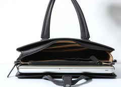 Genuine Leather Mens Cool Messenger Bag Briefcase Work Bag Business Bag Laptop Bag for men