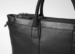 Genuine Leather Mens Cool Messenger Bag Briefcase Work Bag Business Bag Laptop Bag for men