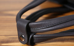Genuine Leather Mens Cool Messenger Bag Briefcase Work Bag Business Bag Laptop Bag for men